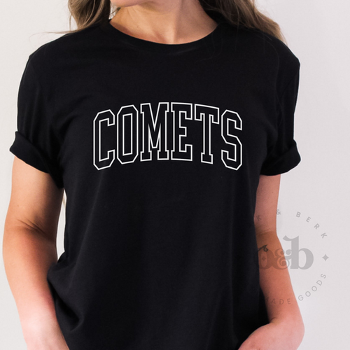 MTO / Simple Comet Outline, tees+sweatshirts youth