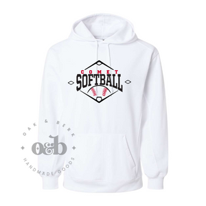 MTO / Comet Softball Diamond, performance hoodie