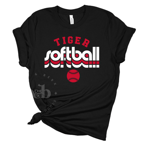 MTO / ADM Tiger Softball Retro, tees+tanks