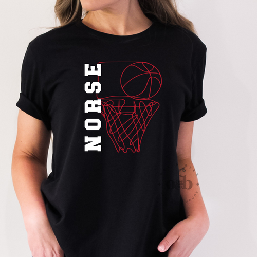 MTO / Norse Basketball Line Art, youth