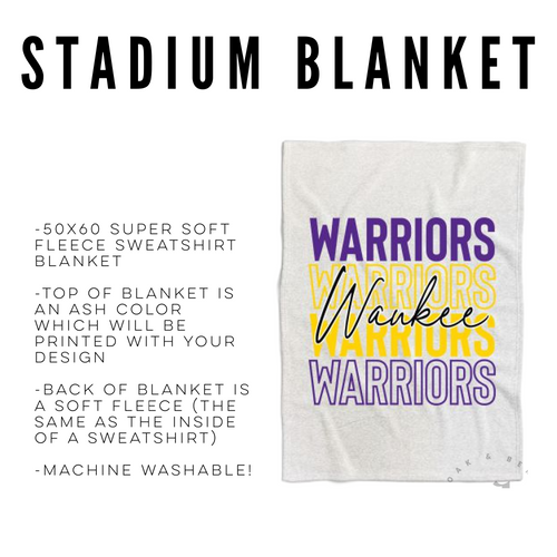 RTS | Waukee Stadium Blanket