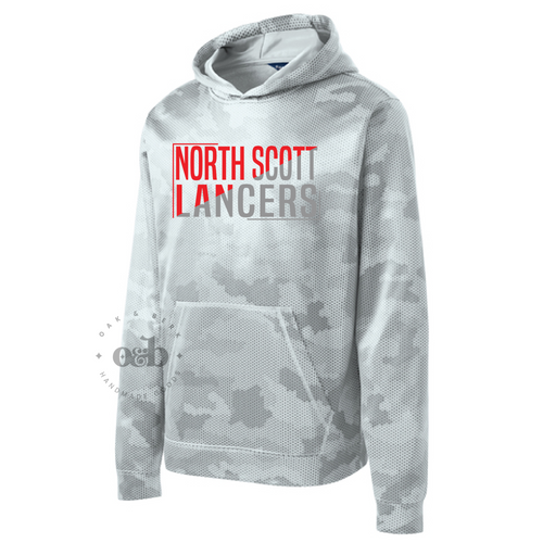 MTO / North Scott Camo, performance hoodie