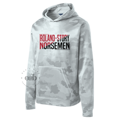 MTO / Roland-Story Camo, performance hoodie