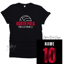Load image into Gallery viewer, MTO / North Polk Volleyball Seniors, bella tee