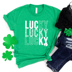 RTS / Stacked Lucky, tee