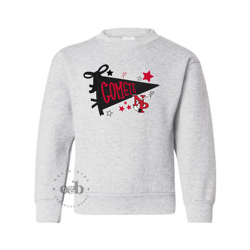 RTS / Comet Pennant Stars, crewneck