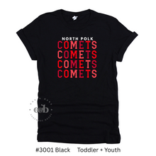 Load image into Gallery viewer, MTO / NP Comets Repeating, toddler+youth