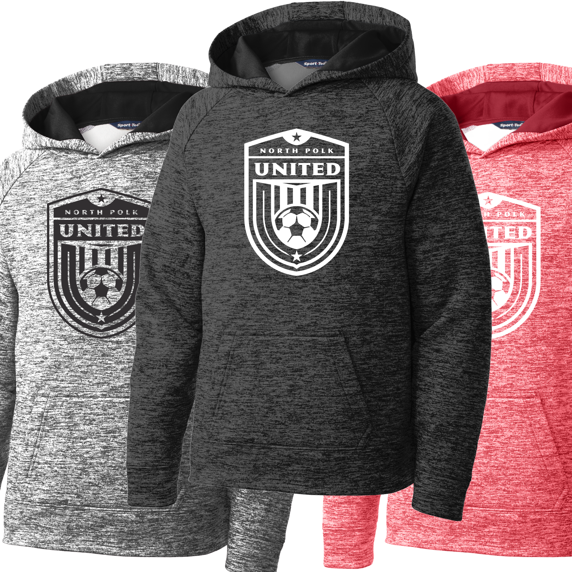 MTO / North Polk United, sport tek hoodie