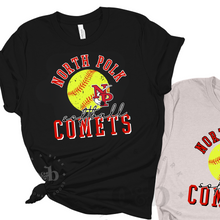 Load image into Gallery viewer, RTS / Vintage North Polk Comet Softball, tees