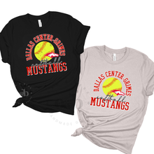 Load image into Gallery viewer, MTO / Vintage DCG Mustangs Softball, tanks + tees