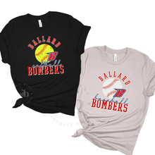 Load image into Gallery viewer, RTS / Vintage Ballard Tigers Baseball+Softball, bella+canvas