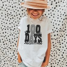 Load image into Gallery viewer, MTO / 100 Days of School, b&amp;w checkered