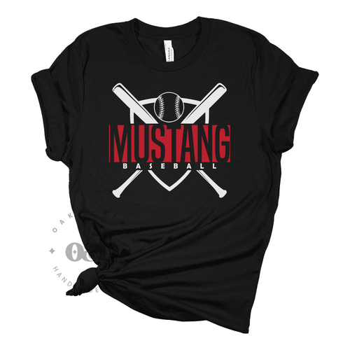 MTO / Mustang Baseball Bats, adult tee+tank