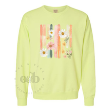 Load image into Gallery viewer, MTO / Watercolor Daisies, crewneck