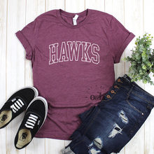 Load image into Gallery viewer, MTO / Hawk Outline, youth+adult tee