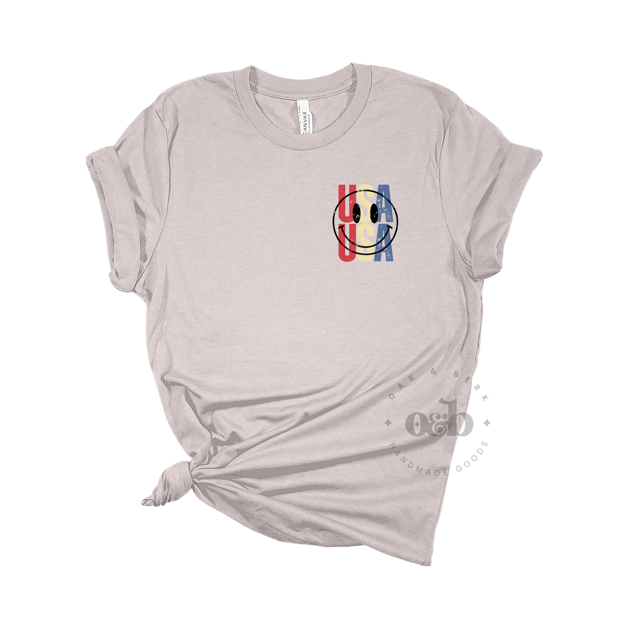 RTS / USA Smiley, pocket tee