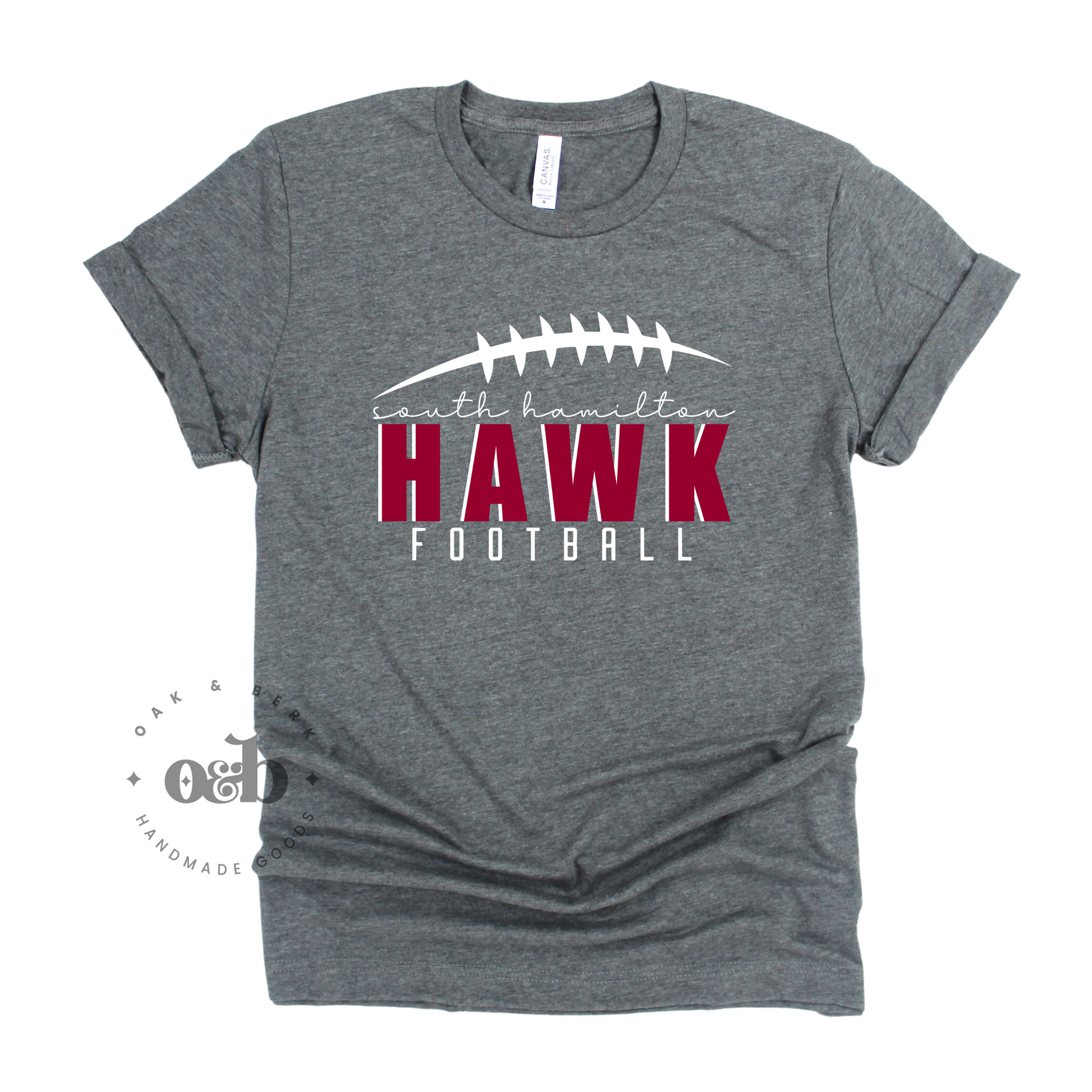 MTO / Hawk Football Simple, youth+adult tee