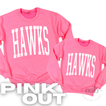 Load image into Gallery viewer, MTO / Hawks Tall Distressed Pink Out, youth+adult