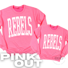 Load image into Gallery viewer, MTO / Rebels Tall Distressed Pink Out, youth+adult