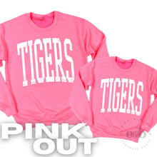 Load image into Gallery viewer, MTO / Tigers Tall Distressed Pink Out, youth+adult