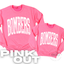 Load image into Gallery viewer, MTO / Bombers Tall Distressed Pink Out, youth+adult