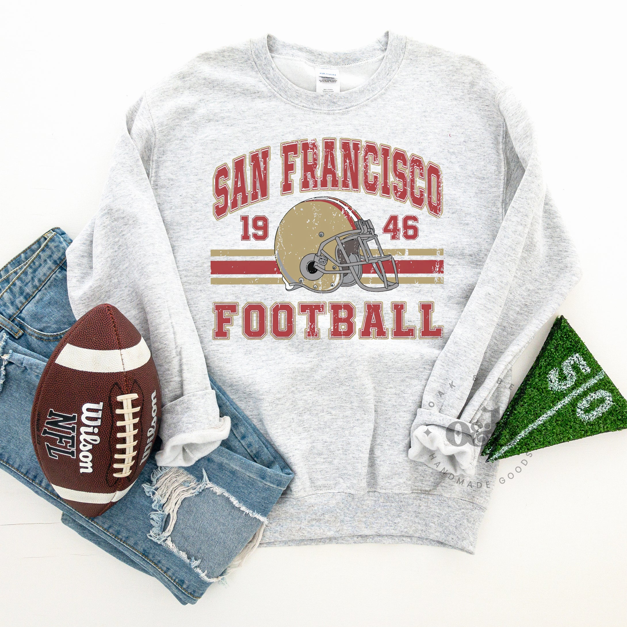 MTO / San Francisco Football, sweatshirt + tee