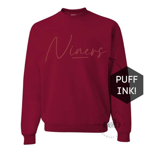 MTO / Niners PUFF INK, sweatshirt