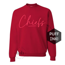 Load image into Gallery viewer, MTO / Chiefs PUFF INK, sweatshirt