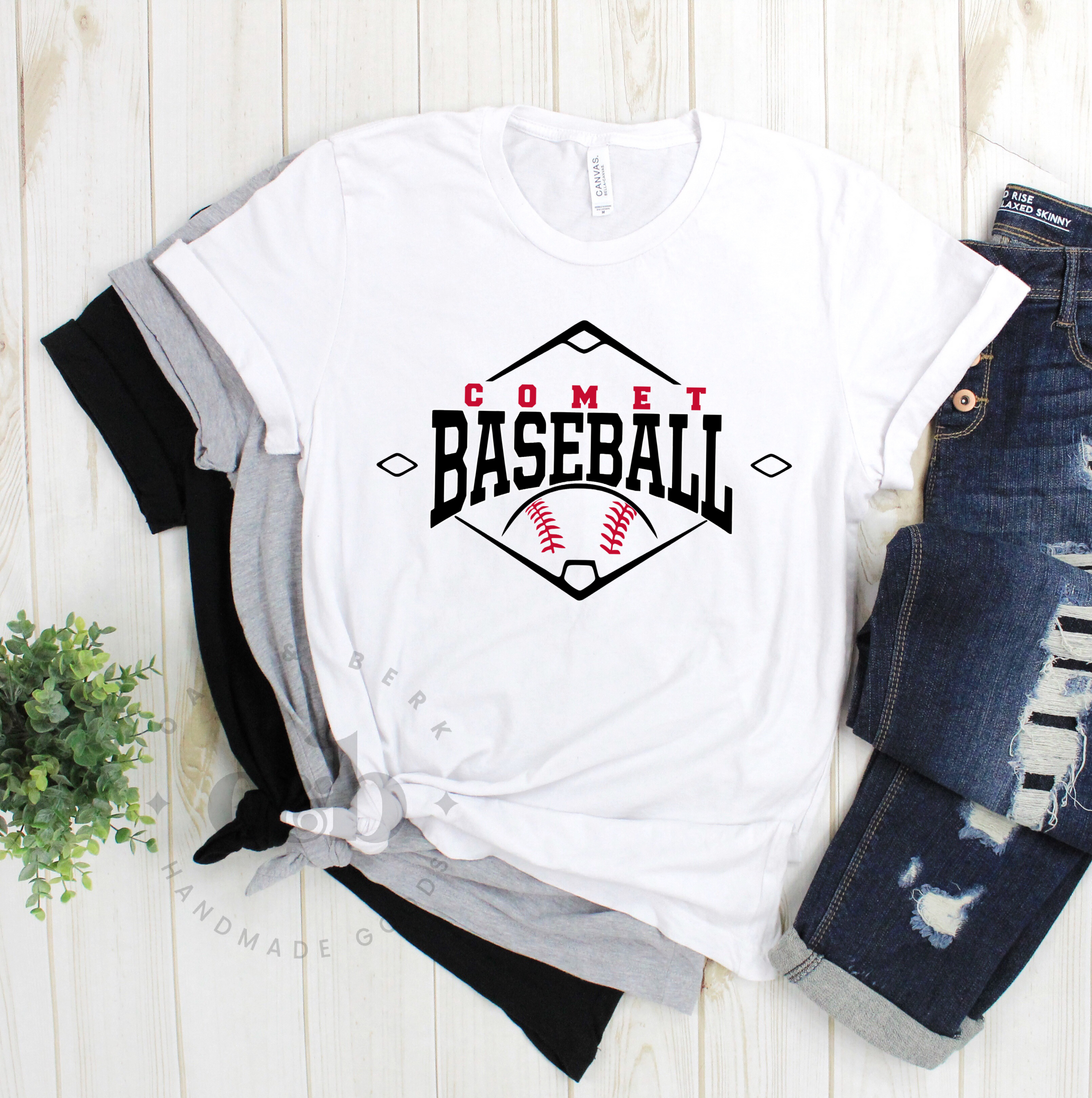 MTO / Comet Baseball Diamond, tees+tanks