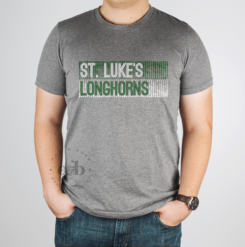 MTO / St. Luke's Longhorns Fade, tee