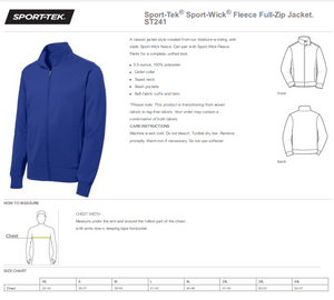 MTO / North Polk United, sport tek jacket
