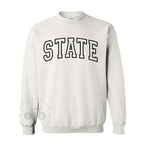 MTO / State Outline, whiteout