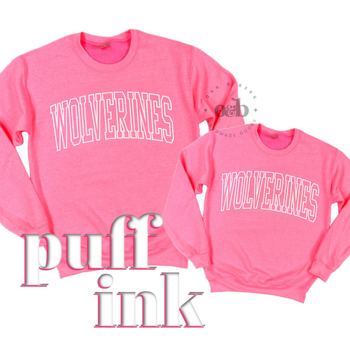 MTO / Wolverine PUFF Ink, youth+adult