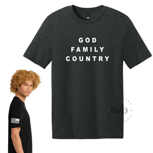MTO / God Family Country, district tee