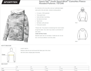 MTO / Bondurant Camo, performance hoodie