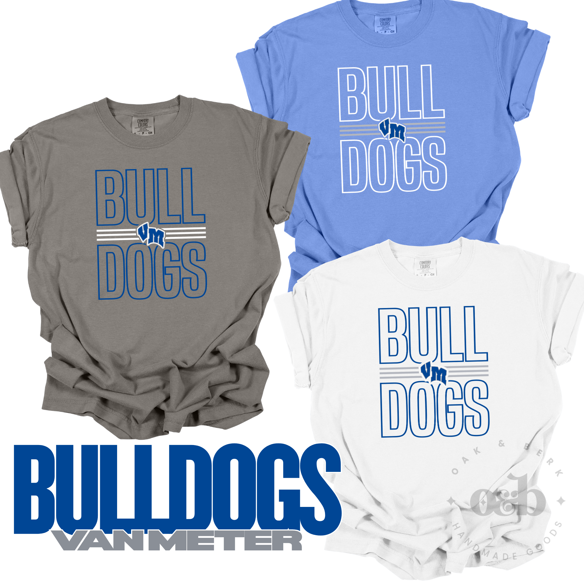MTO / Van Meter Bulldogs Outline, adult