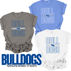 MTO / Van Meter Bulldogs Outline, adult