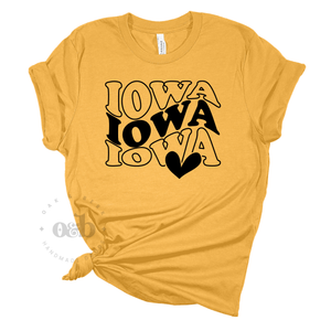 MTO / Iowa Repeating + Heart, tees