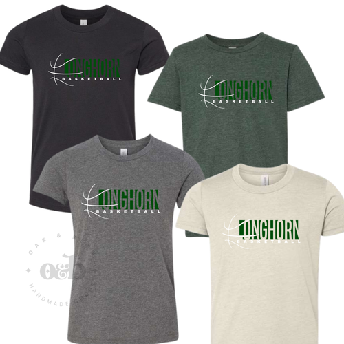 MTO / Longhorns Simple Basketball, tee