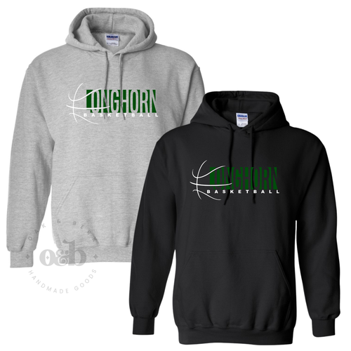 MTO / Longhorns Simple Basketball, hoodie