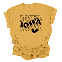 Load image into Gallery viewer, MTO / Iowa Repeating + Heart, tees