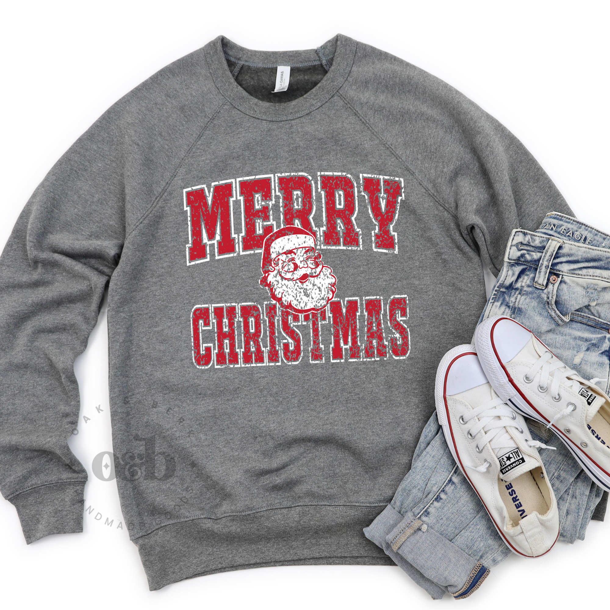 RTS / Merry Christmas Grunge Santa