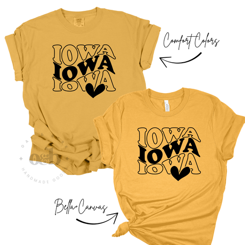 MTO / Iowa Repeating + Heart, tees