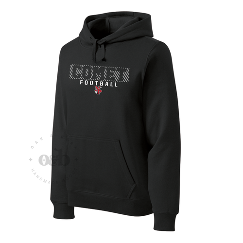 RTS / Minimal Comets Football, sport tek hoodie