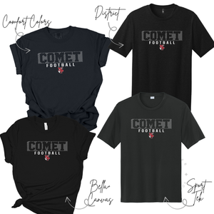 MTO / Minimal Comets Football, Tee Options