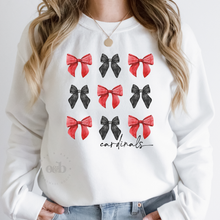 Load image into Gallery viewer, MTO / Cardinals Coquette Bows, adult