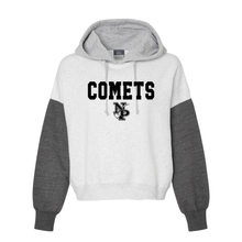 Load image into Gallery viewer, MTO / Comets NP, colorblock crop hoodie