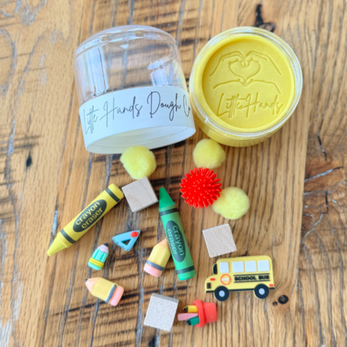 RTS / Playdoh Jar, back to school