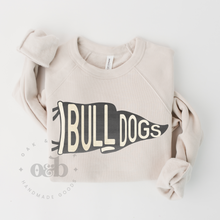 Load image into Gallery viewer, MTO / Retro Flag Mascot Sweatshirt, bulldogs