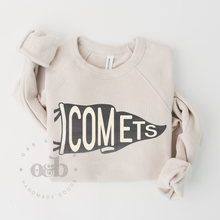 Load image into Gallery viewer, MTO / Retro Flag Mascot Sweatshirt, comets